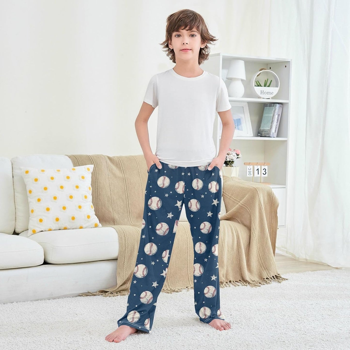 Pajama Pants Bananas Black Lounge Pajama Bottoms Soft Sleep Pjs Sleepwear S