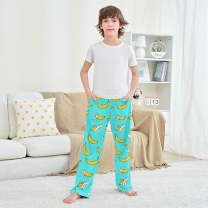Pajama Pants Bananas Black Lounge Pajama Bottoms Soft Sleep Pjs Sleepwear S