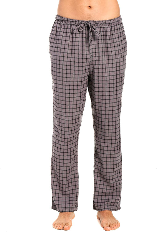 Twin Boat Mens Pajama Pants - 100% Cotton Flannel Mens Lounge Pants