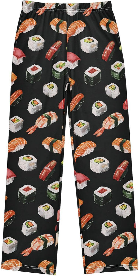 Pajama Pants Bananas Black Lounge Pajama Bottoms Soft Sleep Pjs Sleepwear S
