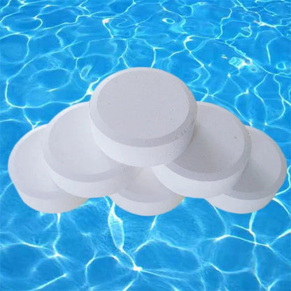 50Pcs/Bottle Swimming Pool Cleaning Tablet Chlorine Bromine Tablets Cleaner Swimming Spa Household Cleaning Supplies