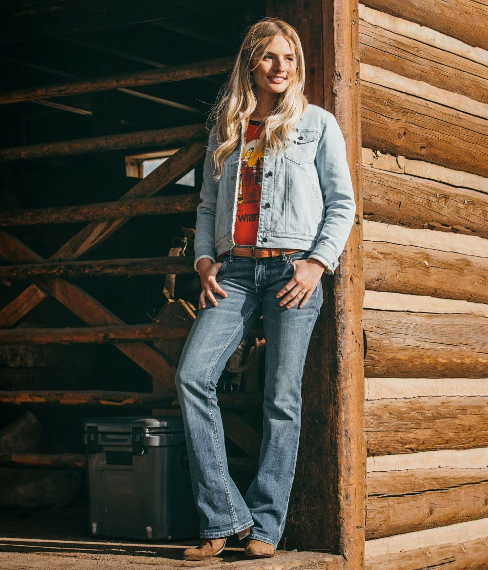 Ladies Retro Sadie Boot Cut Jeans
