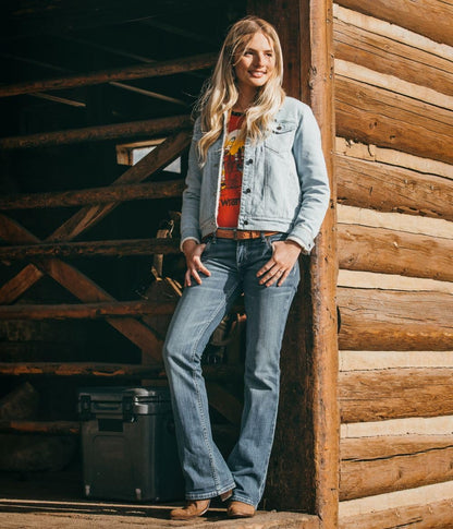 Ladies Retro Sadie Boot Cut Jeans