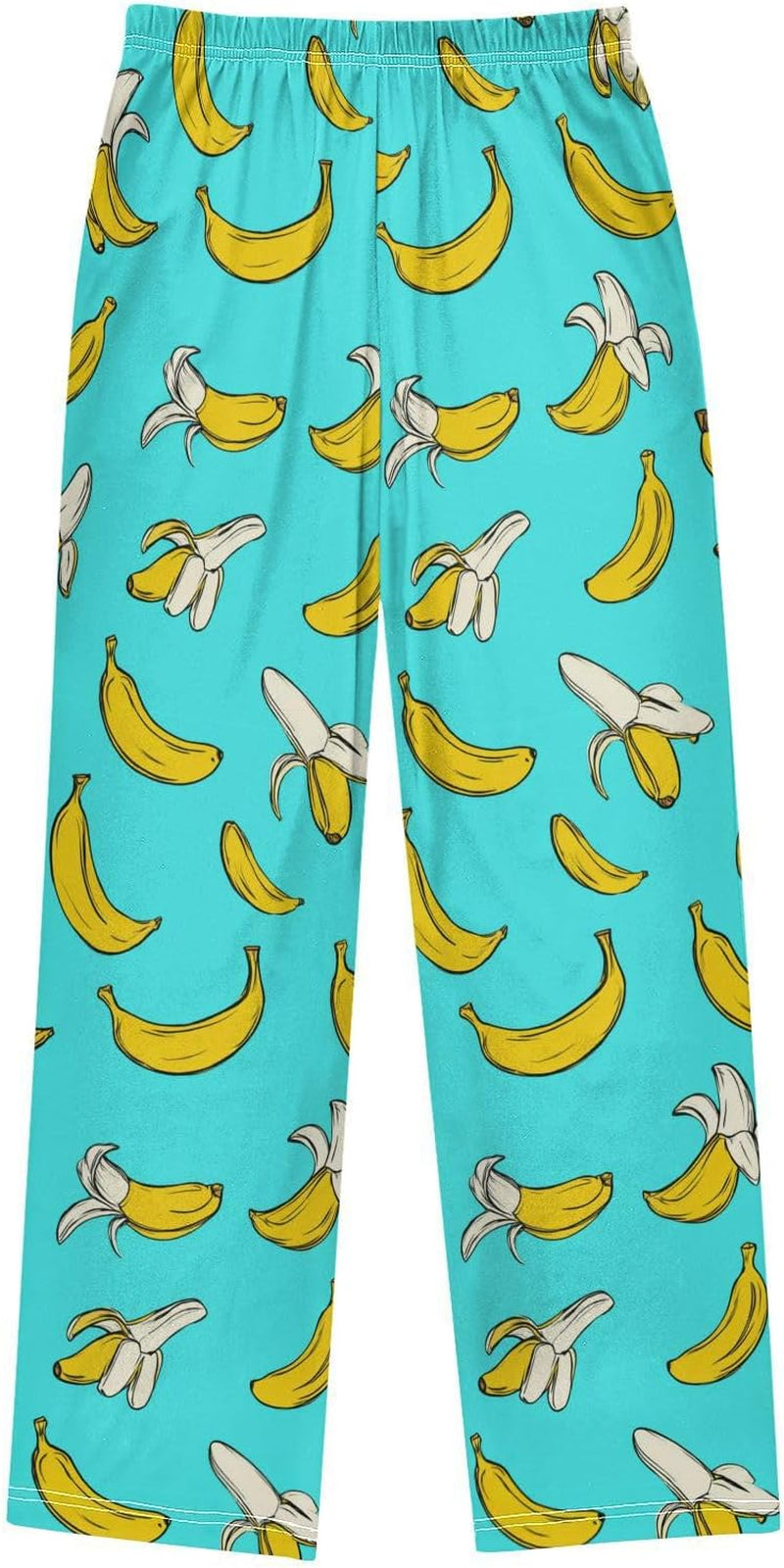 Pajama Pants Bananas Black Lounge Pajama Bottoms Soft Sleep Pjs Sleepwear S