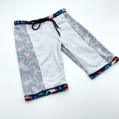 Boys Swimming Jammers Swimming Shorts for Kids Swimming Trunks Tight 3-11T
